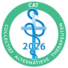Virtueel schild van CAT - Collectief Alternatieve Therapeuten, waarbij maaike massage is aangesloten.